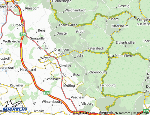 Mapa MICHELIN Lohr - ViaMichelin