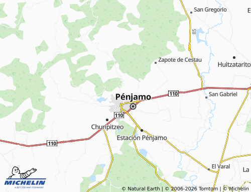 Mappa MICHELIN San Miguel de Las Montañitas - ViaMichelin