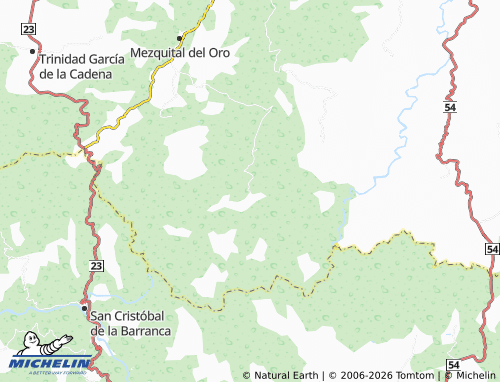 MICHELIN El Ocote map - ViaMichelin