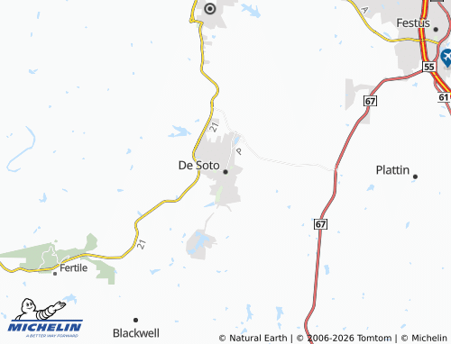 Mapa MICHELIN De Soto - ViaMichelin