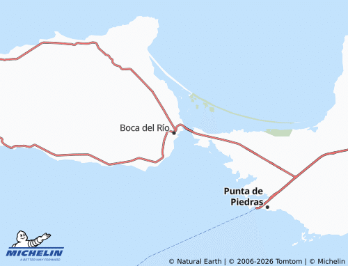 MICHELIN-Landkarte Boca del Río - ViaMichelin