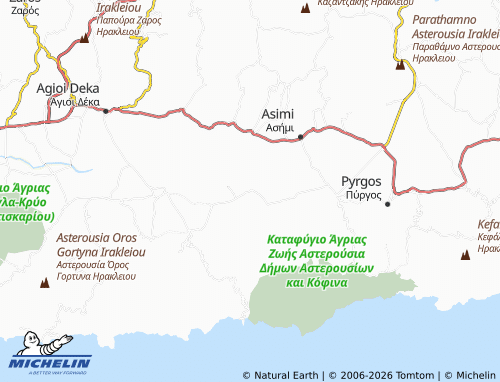 Mappa MICHELIN Dionysio - ViaMichelin
