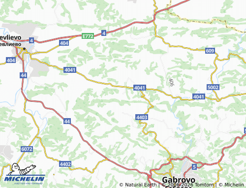 Mappa MICHELIN Tarhovo - ViaMichelin