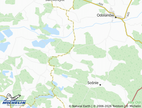 MICHELIN Bogdaj map - ViaMichelin