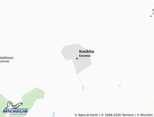 MICHELIN-Landkarte Kosikha - ViaMichelin