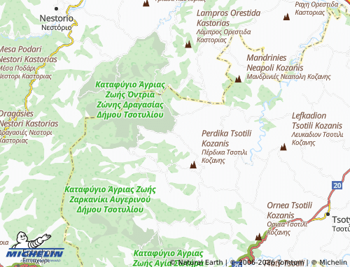 Carte MICHELIN Kleisoreia - ViaMichelin
