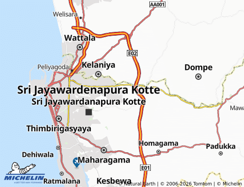 Mapa MICHELIN Maligagodella - ViaMichelin