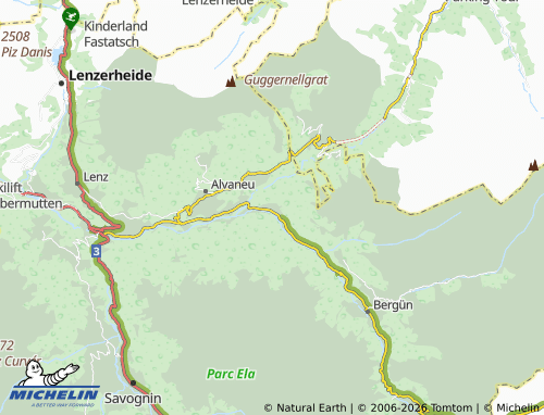 MICHELIN-Landkarte Filisur - ViaMichelin