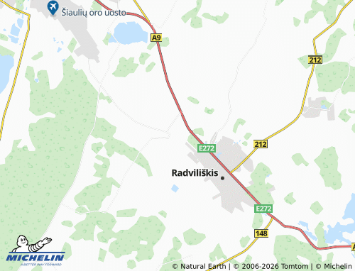 Mapa MICHELIN Kutiškiai - ViaMichelin