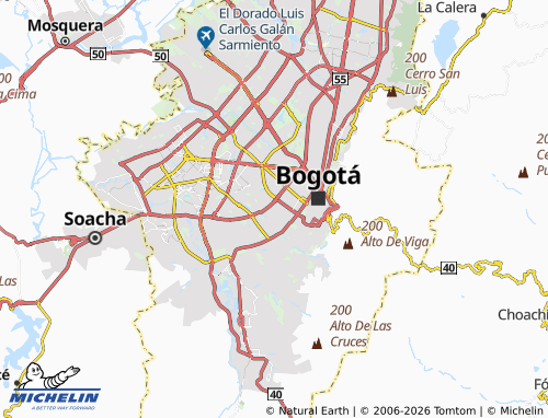 Carte MICHELIN Santa Isabel - ViaMichelin