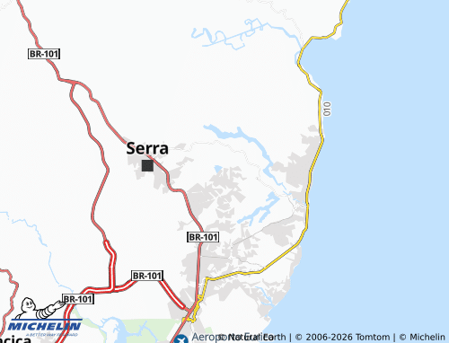 Carte MICHELIN Serra Dourada II - ViaMichelin