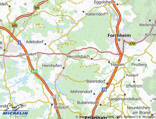 Carte MICHELIN Poppendorf - ViaMichelin