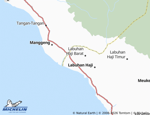 MICHELIN Kuta Trieng map - ViaMichelin