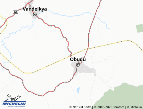 MICHELIN Mbacub map - ViaMichelin