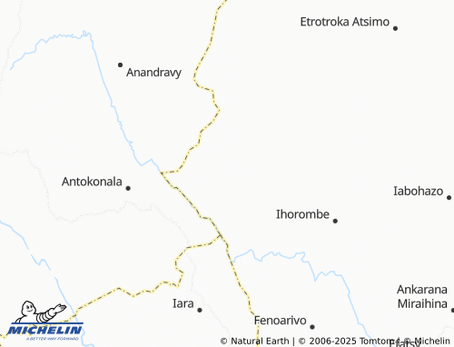 Carte MICHELIN Ambalavato Antevato - ViaMichelin