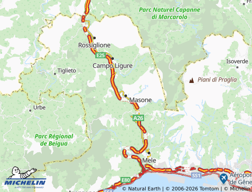 MICHELIN Masone map - ViaMichelin