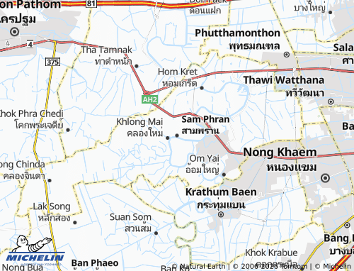 Mapa MICHELIN Sam Phran - ViaMichelin