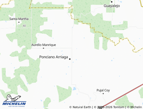 MICHELIN Miguel de la Madrid map - ViaMichelin