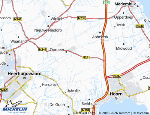 Mapa MICHELIN Spanbroek - ViaMichelin