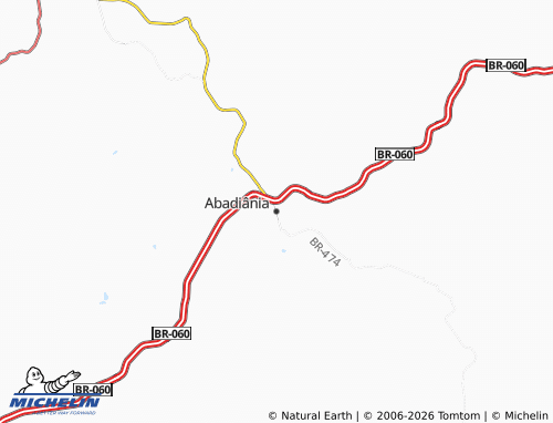 Mapa MICHELIN Abadiânia - ViaMichelin