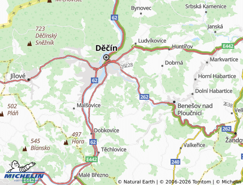 Mappa MICHELIN Chlum - ViaMichelin
