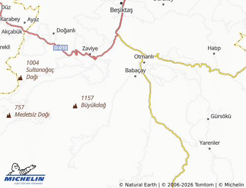 MICHELIN Karakestane map - ViaMichelin