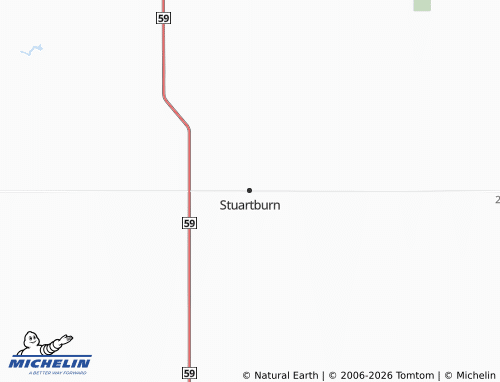 MICHELIN Stuartburn map - ViaMichelin