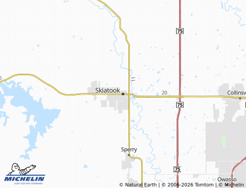 Mapa MICHELIN Skiatook - ViaMichelin