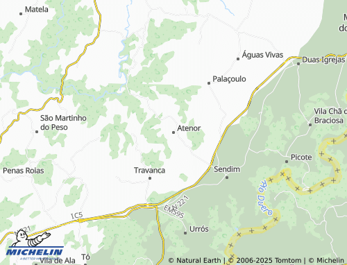 MICHELIN Atenor map - ViaMichelin