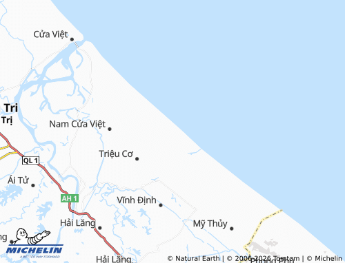 Mapa MICHELIN Triệu Lăng - ViaMichelin
