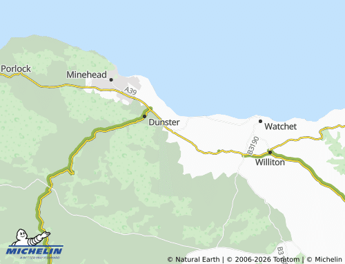 Carte MICHELIN Carhampton - ViaMichelin