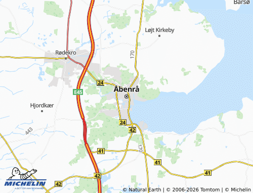 Mapa MICHELIN Åbenrå - ViaMichelin