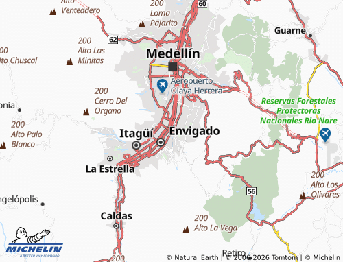 Carte MICHELIN Bosques de Zuñiga - ViaMichelin