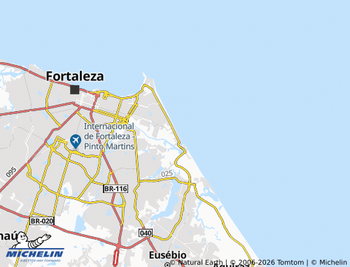 Mapa MICHELIN Praia do Futuro II - ViaMichelin