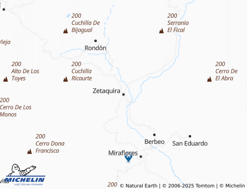 MICHELIN-Landkarte Zetaquira - ViaMichelin