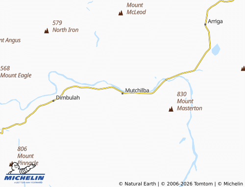 MICHELIN Mutchilba map - ViaMichelin