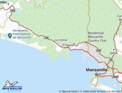 MICHELIN El Naranjo map - ViaMichelin