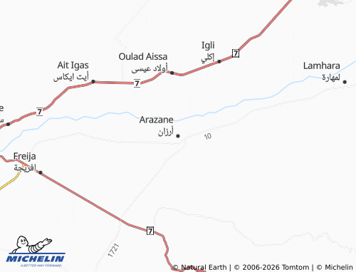 Mappa MICHELIN Arzan - ViaMichelin