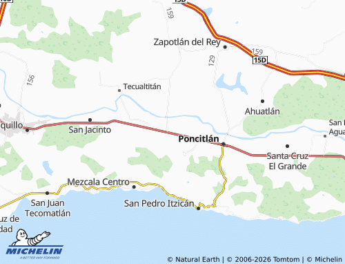 Mappa MICHELIN San José de Ornelas - ViaMichelin