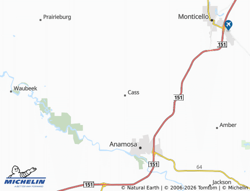 Mappa MICHELIN Cass - ViaMichelin