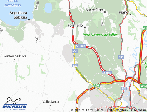 Mapa MICHELIN Olgiata - ViaMichelin
