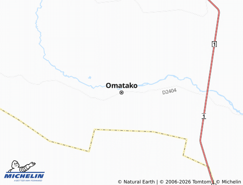 MICHELIN Omatako map - ViaMichelin