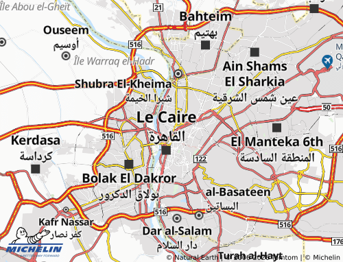 Carte MICHELIN al-Zuhhar - ViaMichelin