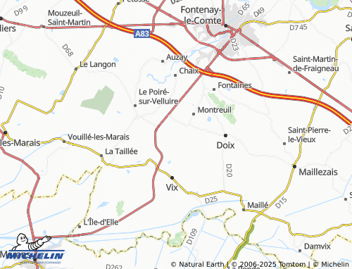 Carte MICHELIN Baude - ViaMichelin