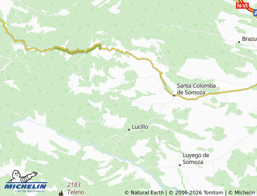 MICHELIN Villar de Ciervos map - ViaMichelin