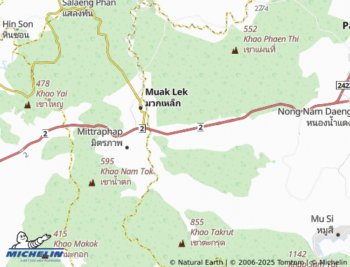 MICHELIN Phaya Yen map - ViaMichelin