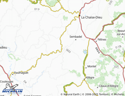 Mappa MICHELIN Saint-Pal-de-Senouire - ViaMichelin