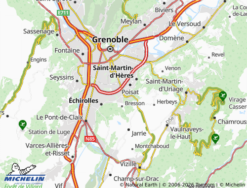 MICHELIN Eybens map - ViaMichelin