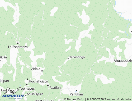 Mappa MICHELIN Ixcatla - ViaMichelin