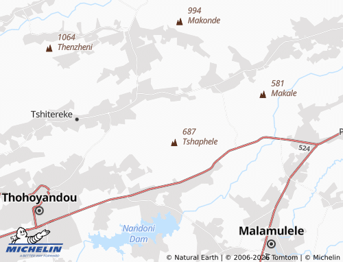 Kaart MICHELIN Mbahe - ViaMichelin